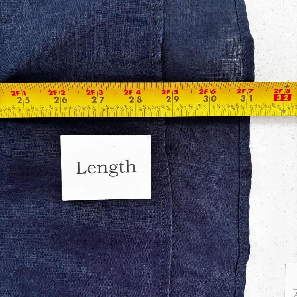 Sigrid Olsen Coastal Capsule Linen Button Up Top Large Minimalist Lagenlook - Picture 7 of 7